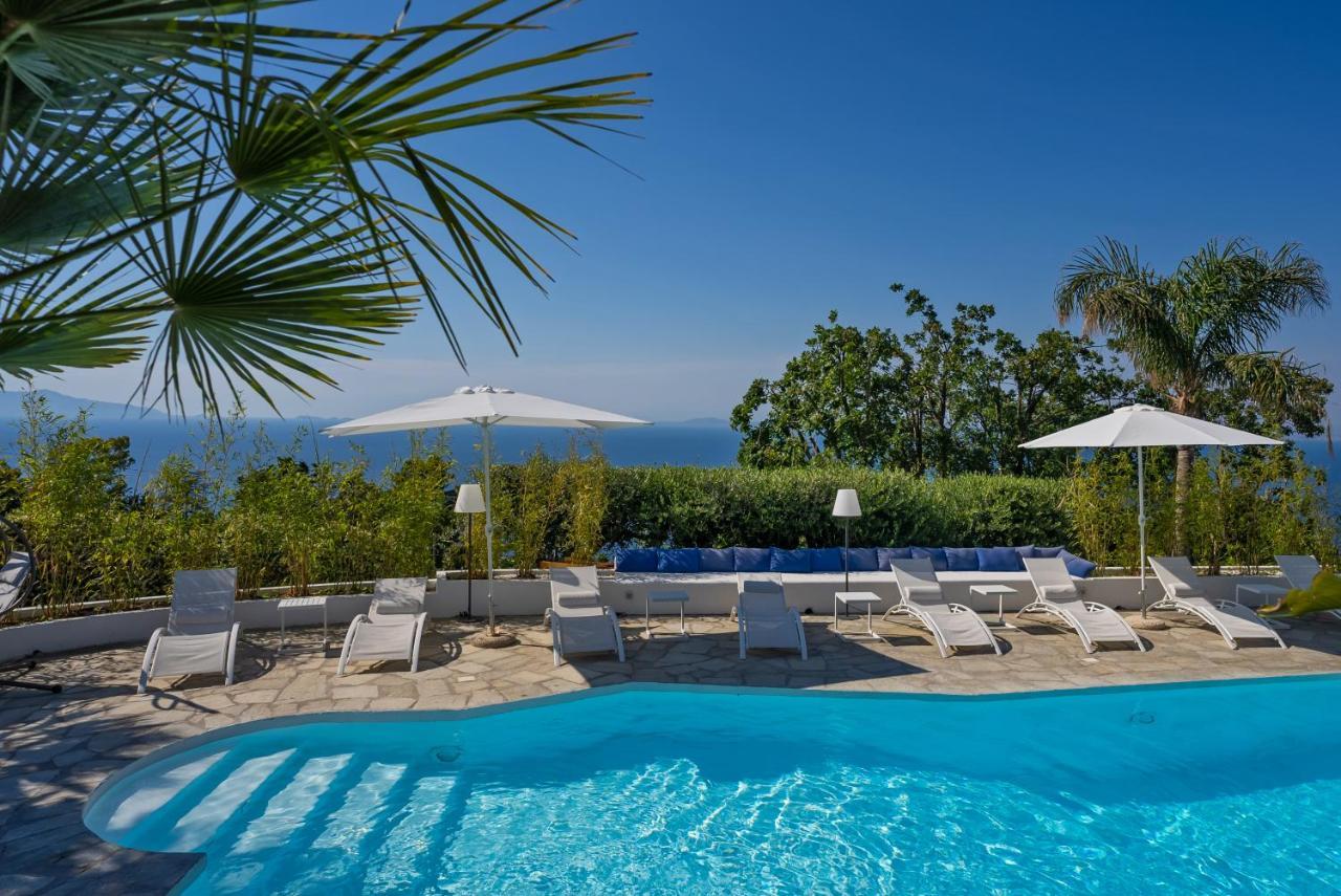 Capri Blue Luxury Villa Le Tre Monelle Anacapri  Extérieur photo