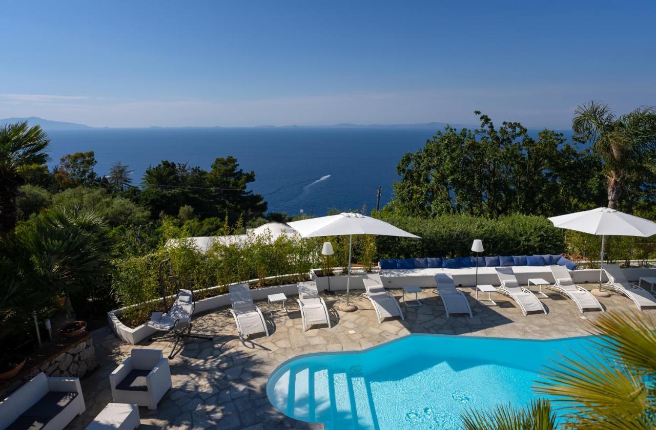 Capri Blue Luxury Villa Le Tre Monelle Anacapri  Extérieur photo